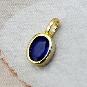 Mini pendentifs breloques ronds ovales en cristal, pierres de naissance, pour la fabrication de bijoux, cadeau pour femme, bijoux minimalistes mignons - Product Image 5