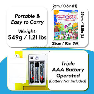 Bambini personalizzati il mio primo libro di apprendimento alfabetico Abc inglese da bordo stampa libro sonoro elettronico per bambini - Product Image 4