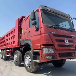 روك الصين سينوتراك 6x4 8x4 هوو فوكس المقص، شاحنة نفايات مستعملة 375hp 10 عجلات إطارات شاحنات نفايات بسعر منخفض