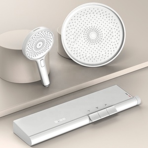 Ensemble de <span class=keywords><strong>douche</strong></span> à main avec tuyau d'arrosage et système de <span class=keywords><strong>douche</strong></span> de salle de bain mural intégré Combinaison de <span class=keywords><strong>douche</strong></span> - Product Image 4