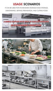 Heavy Duty Flatbed Car Kitchen Warehouse Transport Push <strong>Cart</strong> Strong Stainless <strong>Cart</strong> - Product Image 3