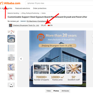 Pengangkat OEM 11 kaki untuk Pemasangan di Langit-langit, Pengoperasian Satu Orang, Kapasitas 150 lbs, Pengangkat Panel <span class=keywords><strong>Drywall</strong></span>, <span class=keywords><strong>Hoist</strong></span> Pengangkat - Product Image 6