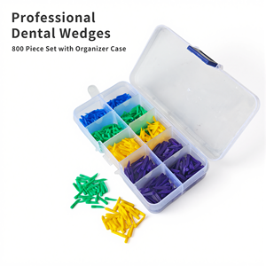 Ingrosso 800 Pz Cunei Interdentali in Plastica Monouso Strumento di Fissaggio Poli Kit Accessori Igiene Orale con Scatola Organi - Product Image 2