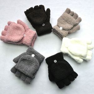 Girls Women Ladies Hand <b>Wrist</b> <b>Warmer</b> Winter Fingerless Gloves Mitten Glove for Women Elegant Warm Female Gloves Guantes NA151 - Product Image 1