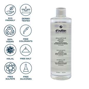 Acqua Micellare BULLON 400 ML Formula Liquida per Pelli Sensibili - Product Image 2