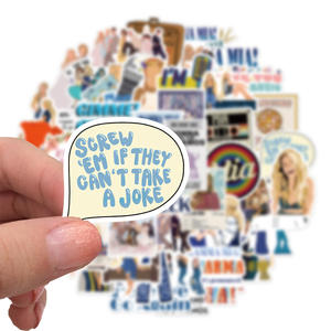 50 Uds US TV película <span class=keywords><strong>MAMMA</strong></span> <span class=keywords><strong>MIA</strong></span> pegatinas etiqueta decorativa para equipaje portátil guitarra teléfono casco monopatín pegatina impermeable - Product Image 3