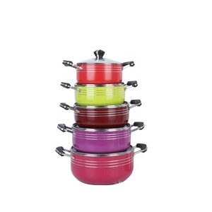 Ép Nhôm Không Dính Bột <span class=keywords><strong>Cookware</strong></span> 16 Cái Bộ Cho Nhà Bếp Soong/Wok Pot/Frying Pan - Product Image 4