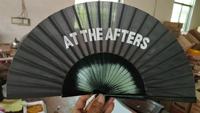 Abanico Plegable de Madera de 23 cm, Estilo Flamenco Español, Personalizado con Logotipo Grabado, para Mujer, para Bodas, Fiestas, Arte Folclórico, Decoración de Pared