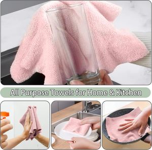 <span class=keywords><strong>Salviette</strong></span> per la pulizia degli asciugamani <span class=keywords><strong>in</strong></span> <span class=keywords><strong>microfibra</strong></span> di nuovo arrivo strappano il rotolo di tessuto assorbente riutilizzabile - Product Image 4