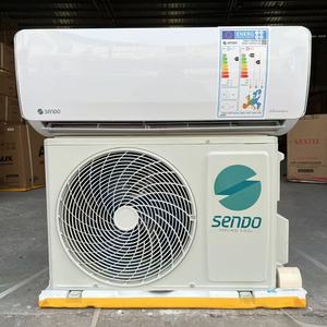 Mini chia 12000BTU 1.5HP 3.5kW <span class=keywords><strong>EU</strong></span> tiêu chuẩn R410A bơm nhiệt ba biến tần wifi thông minh điều hòa không khí với Google Vàng vây 220V - Product Image 1