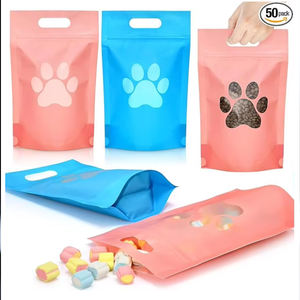 Bolsas de Sellado Térmico con Ventana Impresas Personalizadas de Alta Calidad, Bolsas de Embalaje de Grado Alimenticio a Prueba de Olores para Alimentos para Mascotas, MOQ Bajo - Product Image 2