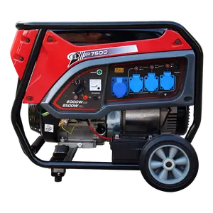 JLT-POWER Good Price Portable Gasoline Generators 6kw 6kva 6.5kw 6.5kva 7kw 7kva Gasoline Generator with 15HP Gasoline Engine
