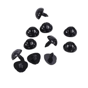 Black Plastic Safety Noses For Teddy Bear Doll Animal Puppet Crafts Children DIY Doll toys Accessories dog Puppy Nose charms