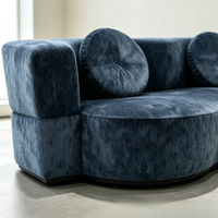 Canapé pliable moderne et simple en tissu compressé sous vide, idéal pour appartement, salon, hôtel, villa, style nordique, lavable