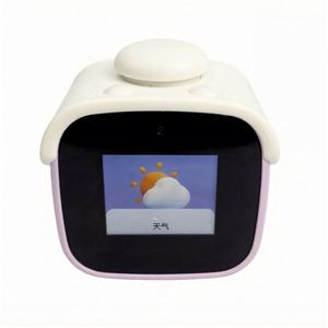 <span class=keywords><strong>Réveil</strong></span> <span class=keywords><strong>radio</strong></span> avec sons d'oiseaux, veilleuse LED, hélicoptère gonflable à strass, fonction de secousses pour lit, compatible AI et commande vocale, conforme RoHS, idéal comme cadeau - Product Image 6
