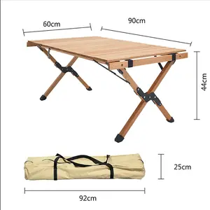 Стол для отдыха на природе из массива дерева стол для кемпинга портативный складной стол для пикника