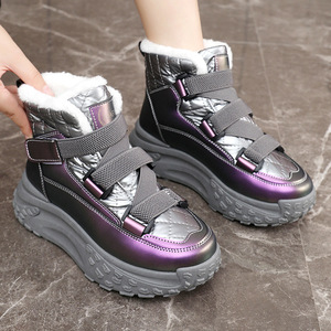 ZY0023 mode chaussures en coton peluche à semelles épaisses sport <span class=keywords><strong>bottes</strong></span> <span class=keywords><strong>de</strong></span> <span class=keywords><strong>neige</strong></span> d'hiver à l'extérieur chaussures décontractées - Product Image 4