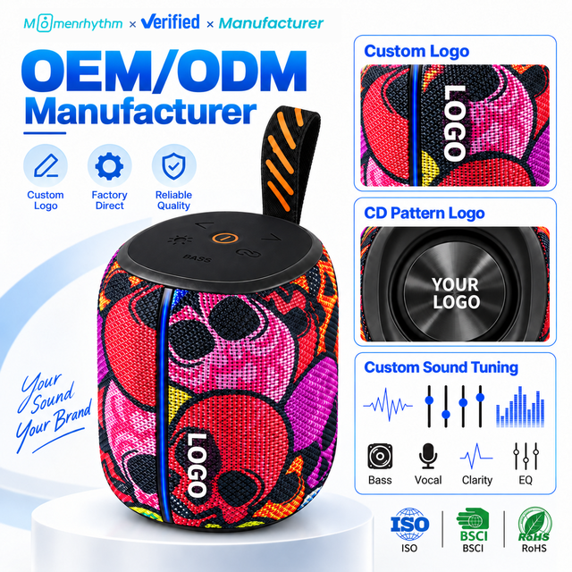 Speaker Manufacturer Custom Branding K10 Mini  Speaker Portable Party Wireless High Quality Bass OEM Speakers