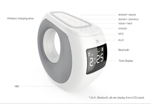NILLKIN Confortable MC1 paire de NFC système de <span class=keywords><strong>son</strong></span> <span class=keywords><strong>home</strong></span> cinéma 20w Haut-Parleur Bluetooth avec Chargeur <span class=keywords><strong>Sans</strong></span> <span class=keywords><strong>Fil</strong></span> - Product Image 2