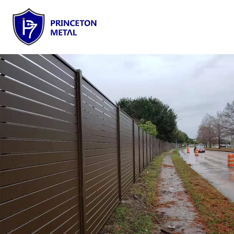 Good Look Privacy Zaun Aluminium DIY Privacy Fences Panels Kunden spezifische Outdoor Metallzaun Panel