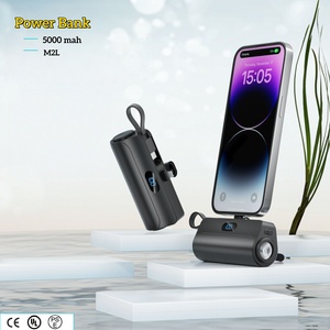 Chargeur Portable OTHC <span class=keywords><strong>M2L</strong></span> Batterie Externe Lithium-Ion 5000mAh 10W PD USB Écran LCD Lampe de Poche Compatible iPhone Android - Product Image 1