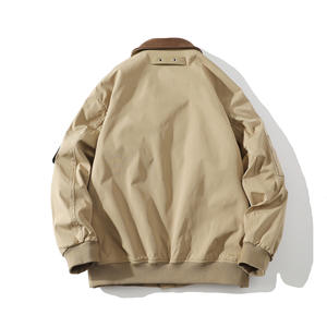 Custom <span class=keywords><strong>Vintage</strong></span> <span class=keywords><strong>Ropa</strong></span> De Hombre <span class=keywords><strong>Ropa</strong></span> De Trabajo Casual Retro Bomber Jacket Streetwear Chaquetas - Product Image 2