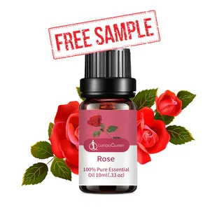 Großhandels preis Natürliches Rosen körper massage öl 10ml Rosen badeöl Aroma Rosen körper öl