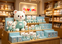 Peluche OEM de haute qualité en tissu doux pour enfants, idéale comme cadeau promotionnel d'entreprise