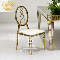 Chaises de location pour événements et mariages – Élégantes, de luxe, avec structure en acier inoxydable, coussin en éponge blanche – Utilisation extérieure et commerciale