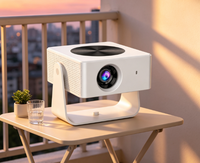 Mini projecteur T1 Pro en promotion, Android 13, 1+8 Go, prise en charge 4K, LCD 720P, mise au point électrique, Wi-Fi double bande, projecteur de cinéma intelligent portable