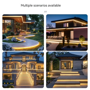 Siêu sáng COB LED dải ánh sáng ngoài trời không thấm nước tự dính Silicone trần trang trí dải ánh sáng RGB màu linh hoạt dòng - Product Image 5