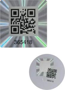 הדפסה מותאמת אישית iec14443a nfc פורום סוג 4 תג 416byte מעגל 30mm ntag 424 dna הולוגרמה תווית מדבקת - Product Image 2