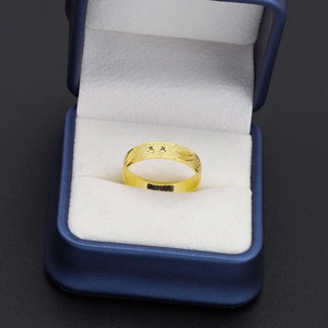 JXX High Quality <b>24K</b> <b>Gold</b> Plated Brass Jewelry Simple Style <b>Gold</b> Plate <b>Ring</b> for <b>Men</b> for Engagement - Product Image 4