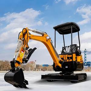 Máquina para Movimiento de Tierras HT18, Miniexcavadora Equipada con Bomba de Motor y Motor - Product Image 2