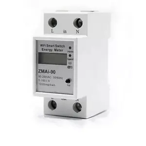 Uemon duy nhất giai đoạn kỹ thuật số năng lượng điện màn hình nhà thông minh không dây Power Meter Wifi tiêu thụ điện năng chuyển đổi - Product Image 1