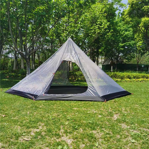 <span class=keywords><strong>Moustiquaire</strong></span> de tente d'été demi-ferme en maille intérieure, type <span class=keywords><strong>tipi</strong></span> pyramidal, en tissu Oxford, pour camping et randonnée en extérieur - Product Image 1