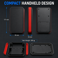 Boîtier étanche pour compartiment de batterie avec couvercle à vis et joint d'étanchéité pour appareil électronique portable, accès facile à la batterie