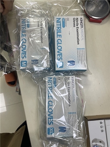 ถุงมือตรวจโรคแบบใช้แล้วทิ้ง DF EDS Nutile สีฟ้า ขายส่งทั้งแพ็ค - Product Image 2