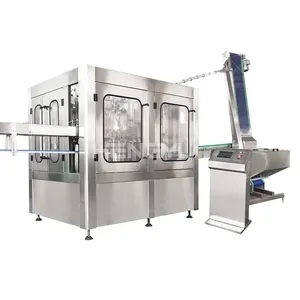 Automatic carbonated beverage filling plant