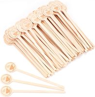 Palitos Agitadores de Café Ecológicos de Madera, Mezcladores de Bebidas Biodegradables, Varillas Agitadoras para Cafetería, Restaurante, Oficina