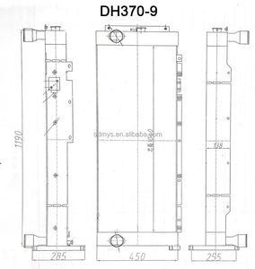 <span class=keywords><strong>DOOSAN</strong></span> SD300N radiador 440211-00128 con precio de fábrica Generador radiador al por mayor - Product Image 4