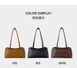 批发低价时尚设计师手提包户外PU皮包女式单肩包工厂支持定制logo - Product Image 4