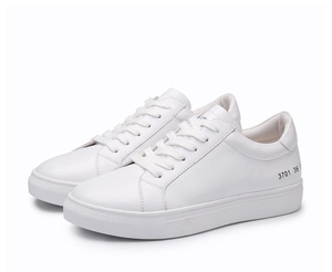 Chaussures de skate personnalisées en cuir microfibre blanc, style décontracté, pour hommes et femmes, fabrication OEM - Product Image 5