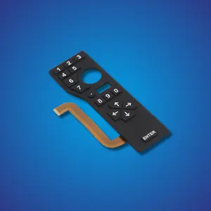 High Quality OEM Silicone Keypad With Metal Buttons And FPC For Remote Controller Applications