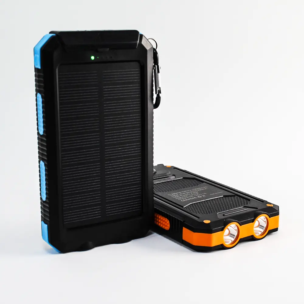 2024 새로운 HB664S 방수 야외 태양 전지 배터리 전원 은행 용품 20000mah 태양 전지 패널 휴대용 충전기