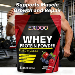 מכירת חיסול תוסף תזונה לחיזוק שרירים, בניית גוף, עלייה במסת שריר, 907 גרם, משקה חלבון מי גבינה מבודד לחדר כושר - Product Image 3