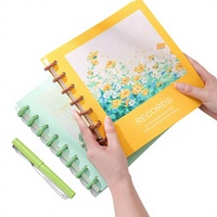 Coffret Cadeau Professionnel pour Étudiants en Art : Carnet de Croquis à Anneaux avec Motifs Champignons, Papier, Crayons et Bloc-notes pour Artistes