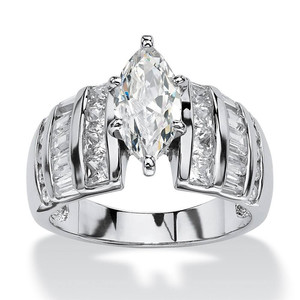 Anello dal Design a Forma di Marquise, Elegante Anello da Dito per Donne - Product Image 4
