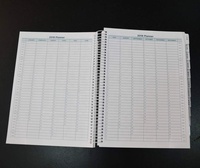 Agenda quotidien spiralé personnalisé en usine avec des onglets de séparation d'index mensuel Agenda 2027 Agenda