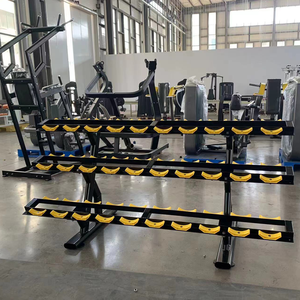 แอทิคอลเพลทหกเหลี่ยมสามชั้นทำจากเหล็กเชิงพาณิชย์55กก. <span class=keywords><strong>GM110</strong></span>สำหรับการฝึกความแข็งแรง - Product Image 6